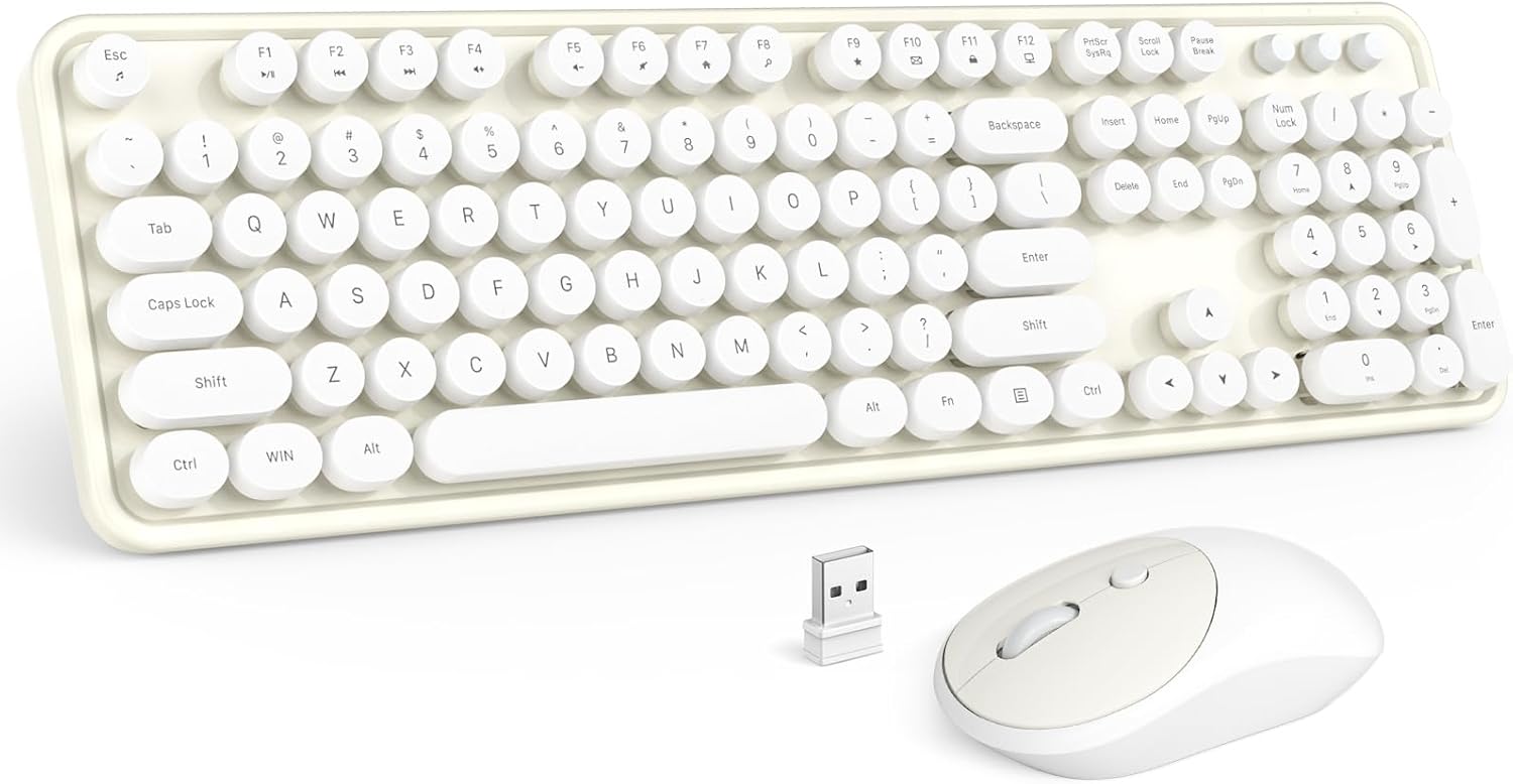 MOFII Wireless Keyboard and Mouse Combo for PC and Laptop Use