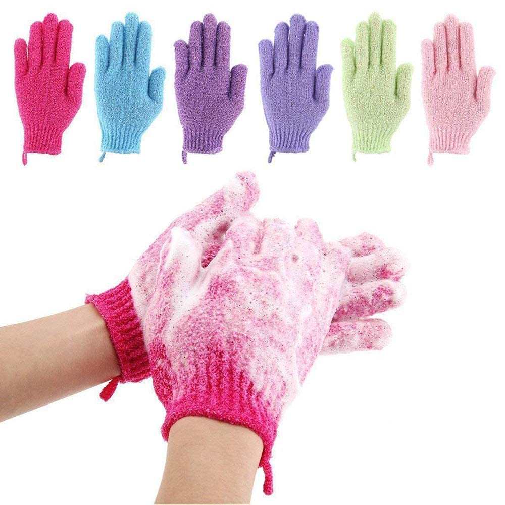 12-Pack Exfoliating Shower Gloves by Codream - Soft & Gentle Skin Exfoliation