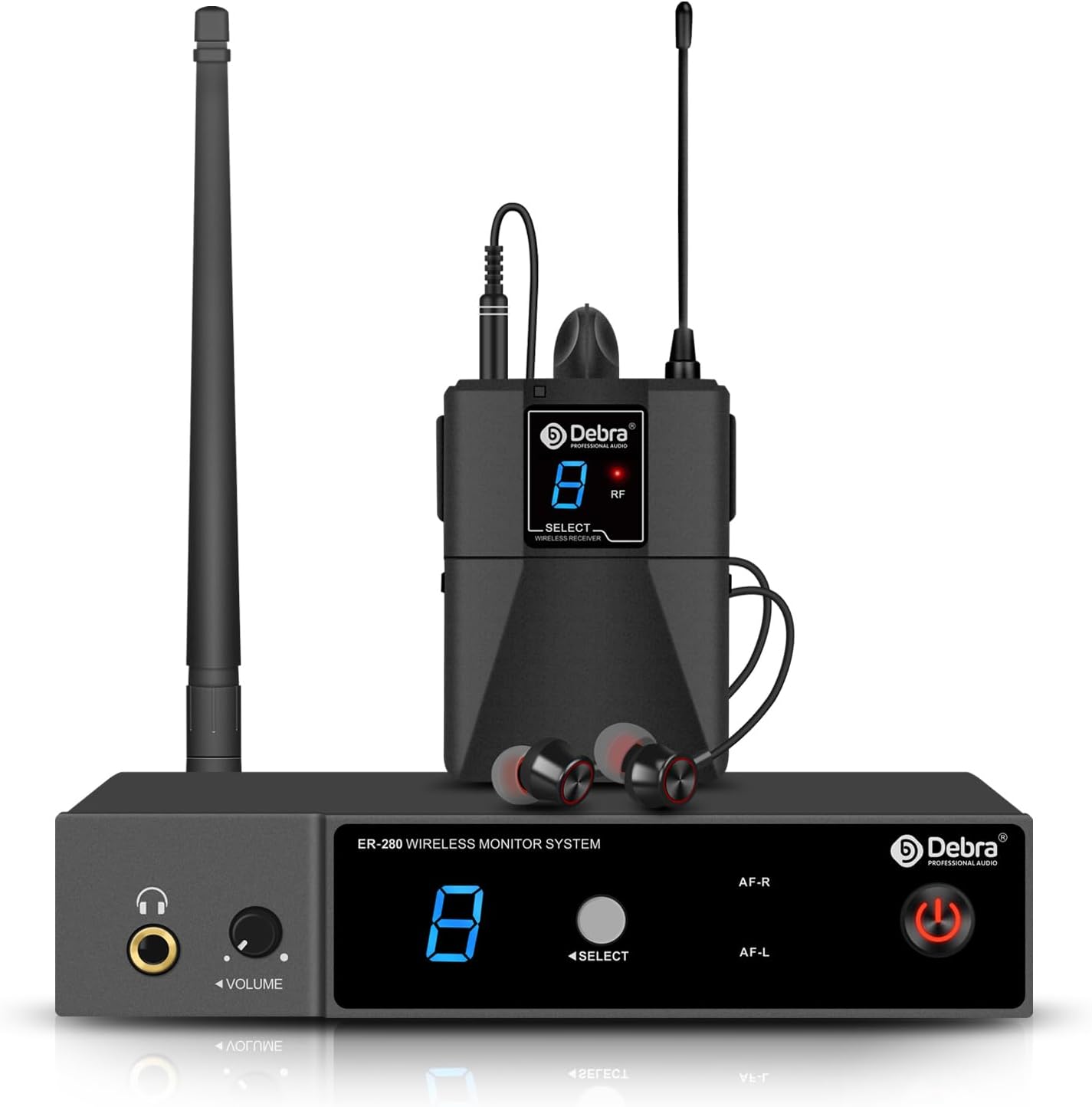 D Debra Wireless in Ear Monitor System for Stage and Studio Use