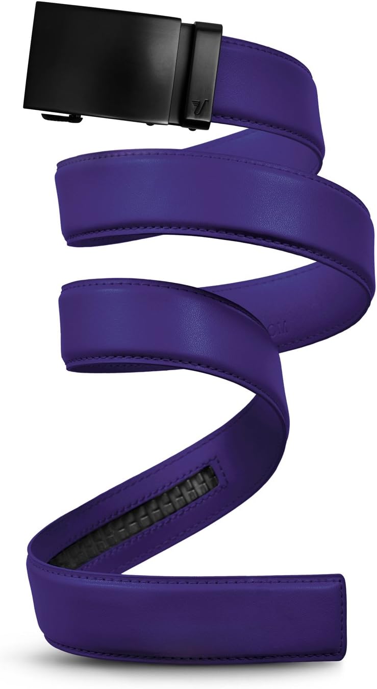 Mission Belt Men's Leather Ratchet Belt for Perfect Fit Every Time