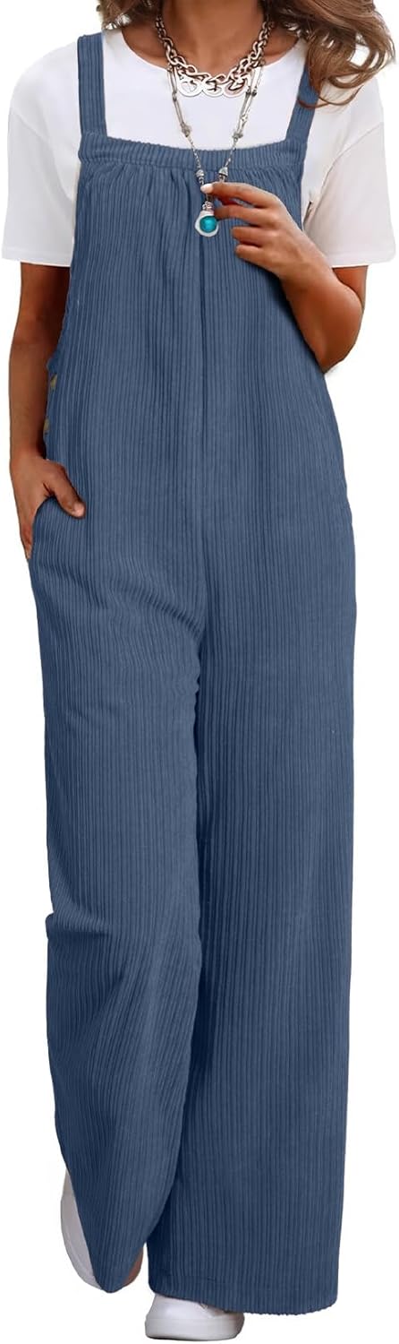 Stylish Womens Corduroy Overalls for Casual Winter Fashion