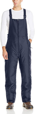 Mens Insulated Snow Bibs - Adjustable Fit Cold Weather Overalls