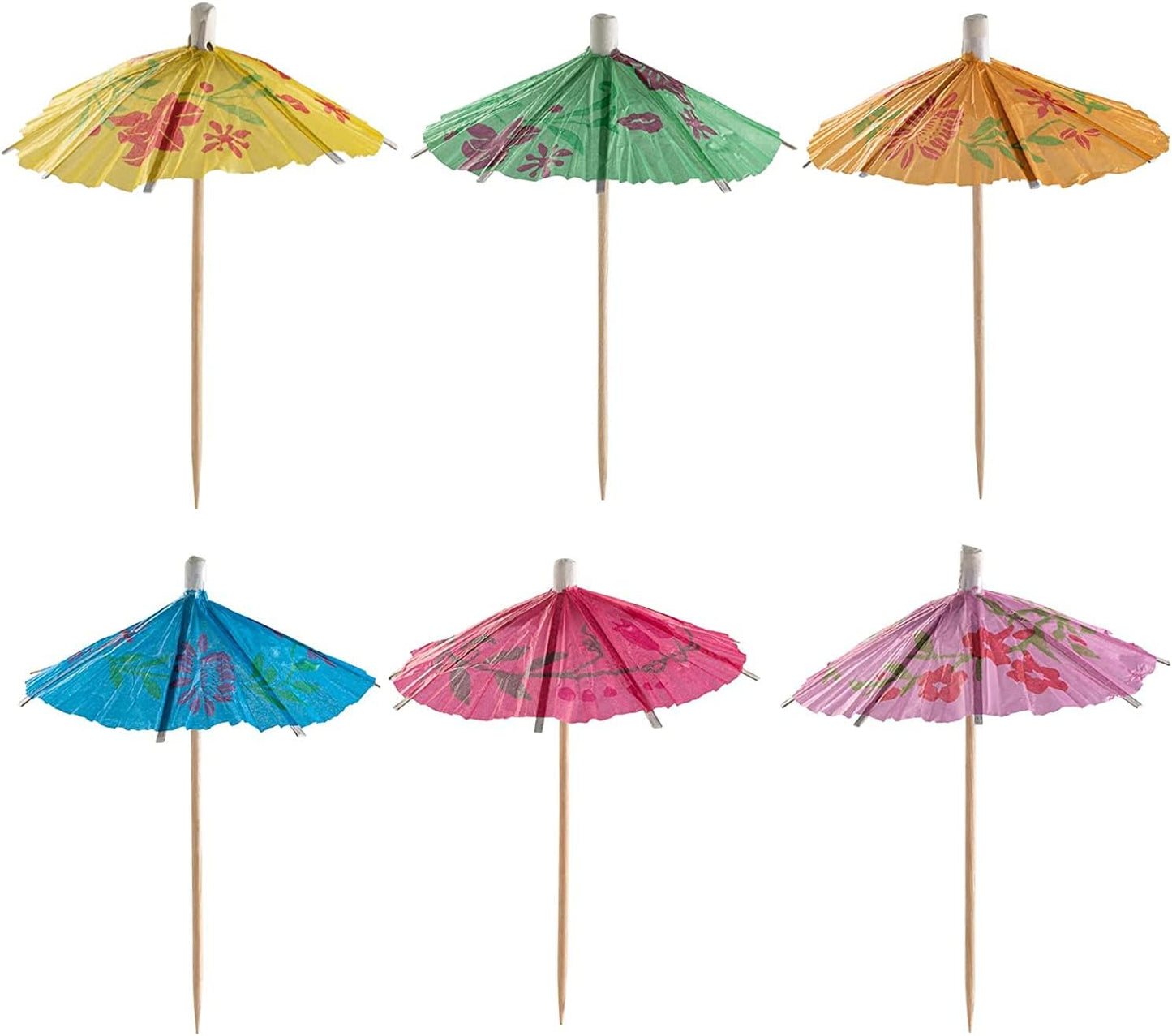Tropical Cocktail Umbrella Picks - Party Perfect!