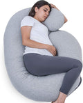 Pregnancy Pillow C Shaped Full Body Pillow for Maternity Support
