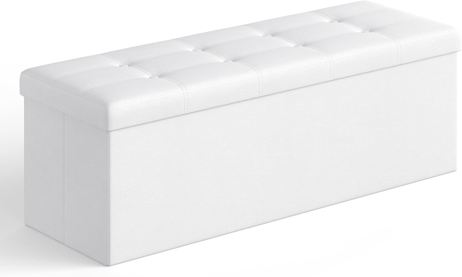 SONGMICS MAZIE Collection 43 Inches Folding Storage Ottoman
