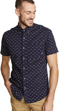 Eddie Bauer Mens Eddie Bauer Printed Baja Shirt - Lightweight Comfort