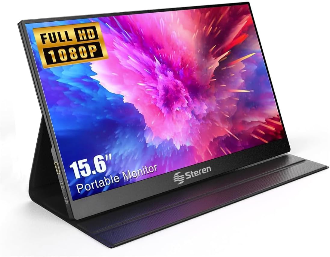 STEREN 16 Portable HDR Monitor - Full HD Display & Ultra-Slim Design