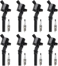 Set of 8 Ignition Coil DG508 & Spark Plug SP479 for Ford Vehicles