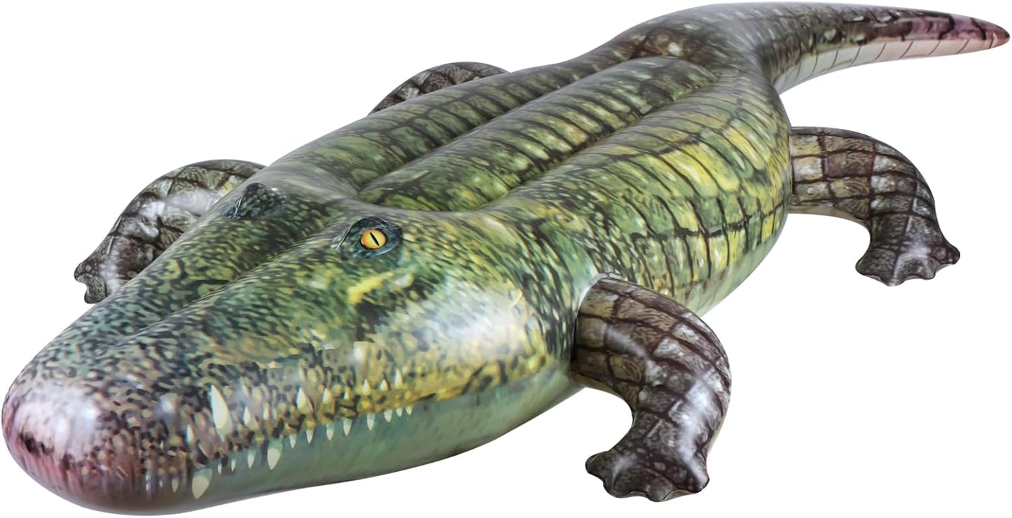 Giant Inflatable Alligator Pool Float for Fun Parties and Events