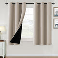 Blackout Curtains 100% Light Blocking Thermal Insulated Panels - Ready