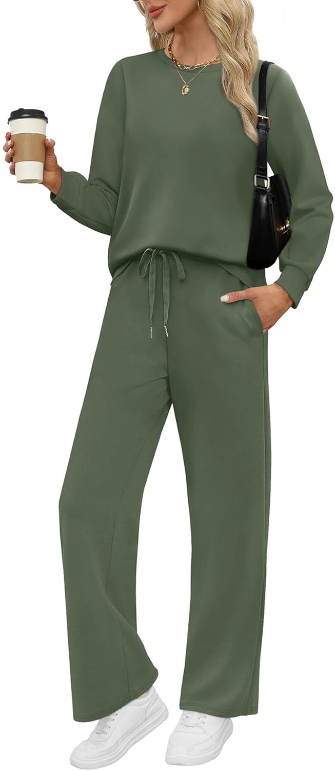 WIHOLL Lounge Sets for Women: Stylish 2 Piece Travel Outfit