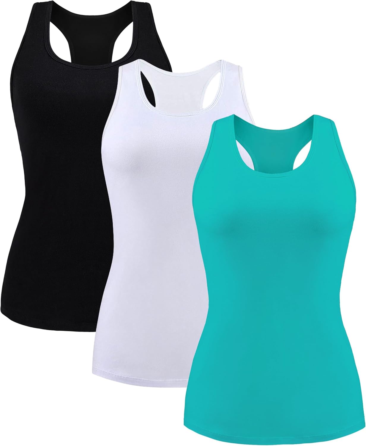 Breathable Women Tank Top with Shelf Bra for Yoga and Workout