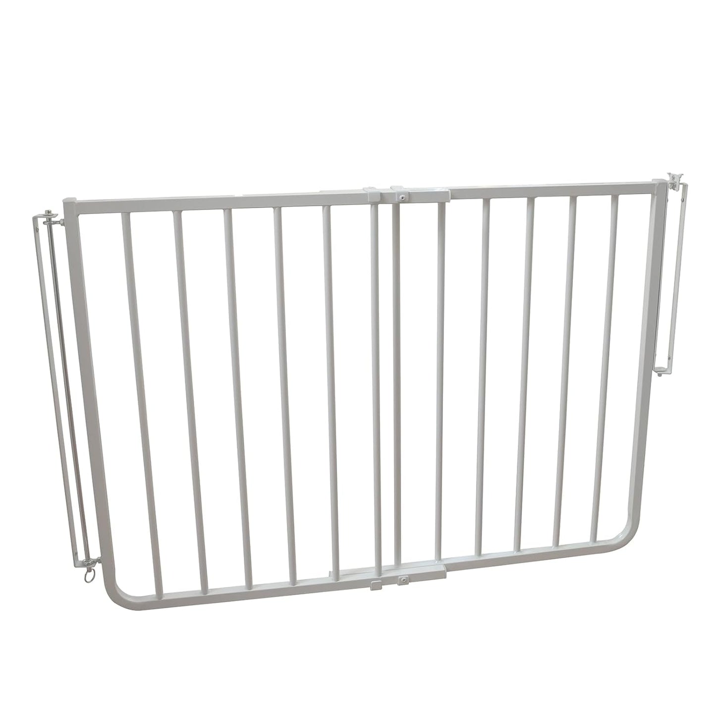 Cardinal Gates Outdoor Safety Gate - Adjustable Aluminum - 27-42.5 Wide - White