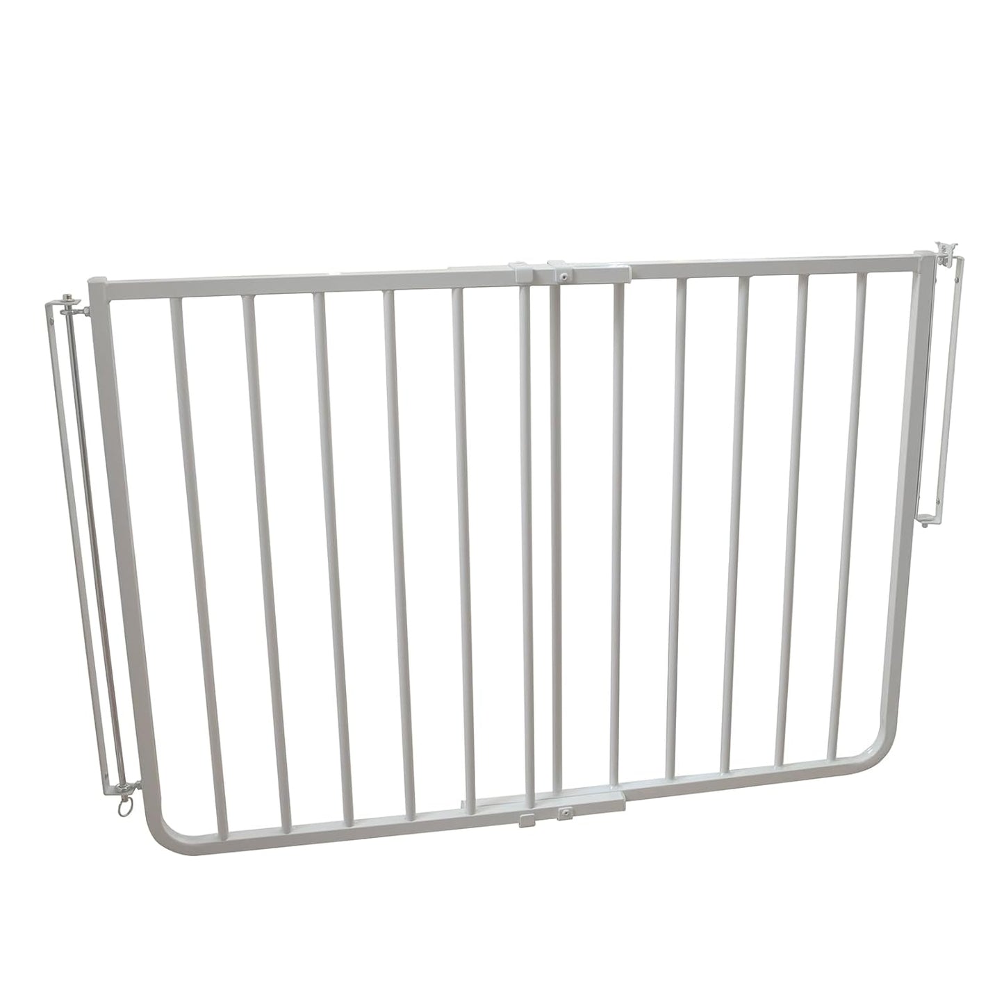 Adjustable Aluminum Stairway Baby/Dog Gate - 27-42.5 Inches Wide