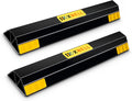 18 in Parking Stopper 2 Pack - Heavy Duty Garage Wheel Stopper