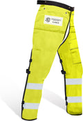 FORESTER Chainsaw Chaps Apron-Style Adjustable Protective Pants