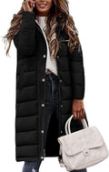 HEEKPEK Womens Long Puffer Coat Mid-Length with Hood - Warm Winter