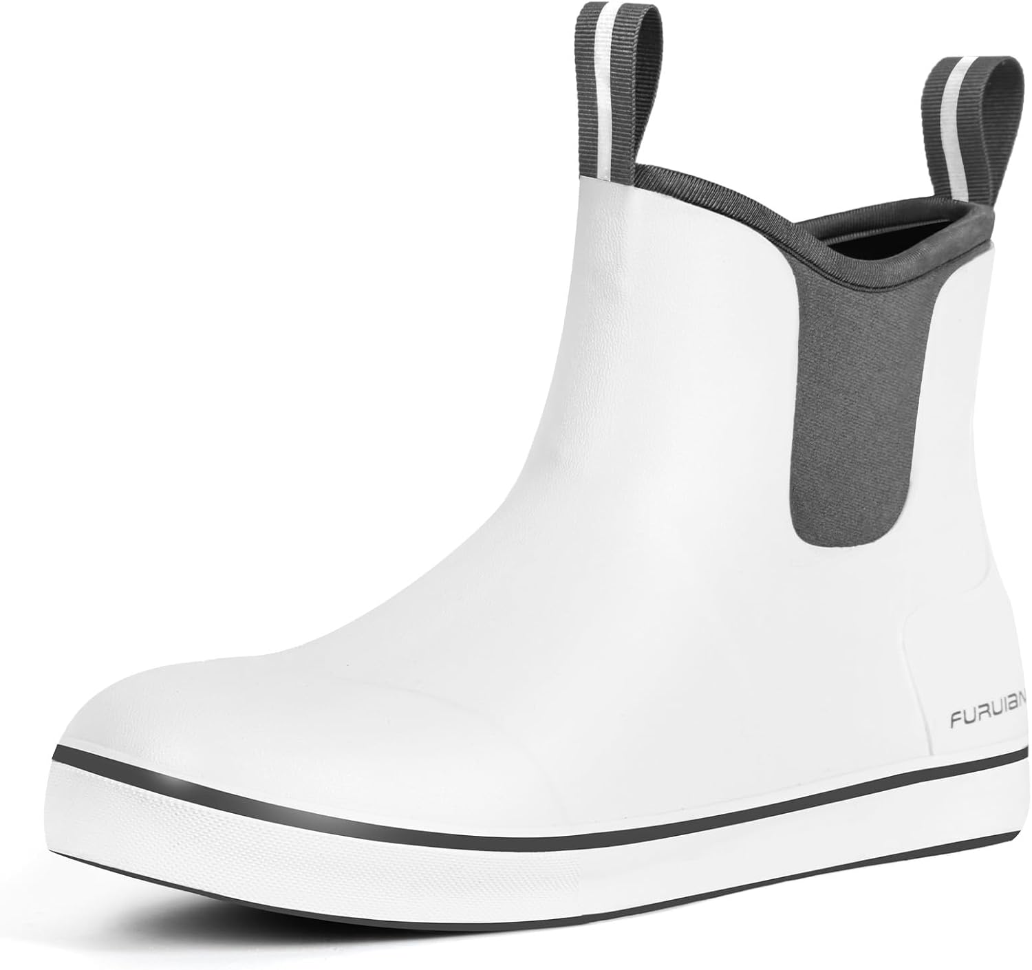 Furuian Men's Waterproof Deck Boots for Fishing and Gardening