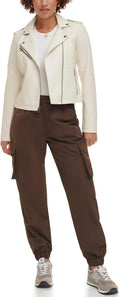 Levi's Women's Classic Faux Leather Moto Jacket - Timeless Style