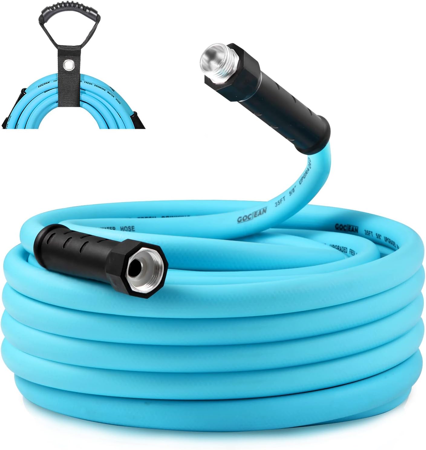 35ft Upgraded RV Water Hose with Anti-Kink Design for Travel