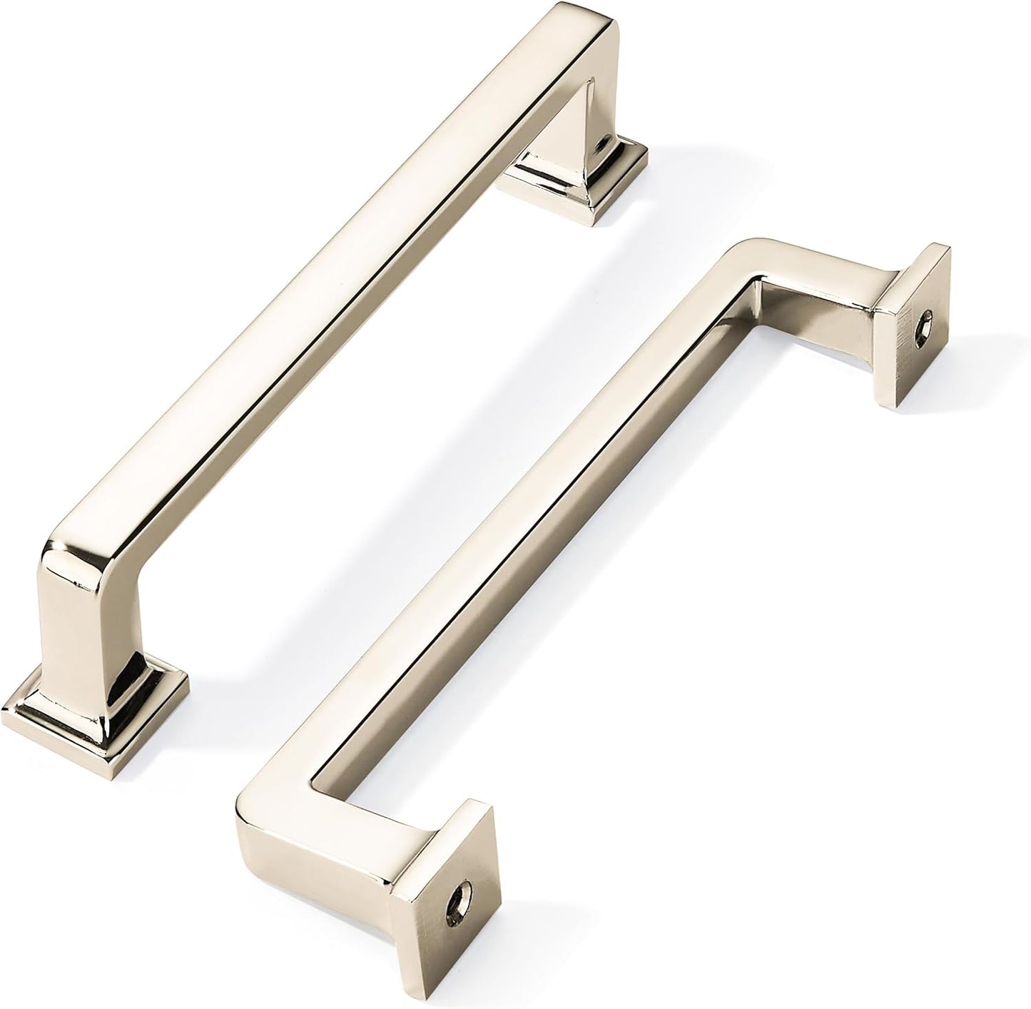 Polished Nickel Cabinet Pulls 10 Pack for Kitchen Hardware