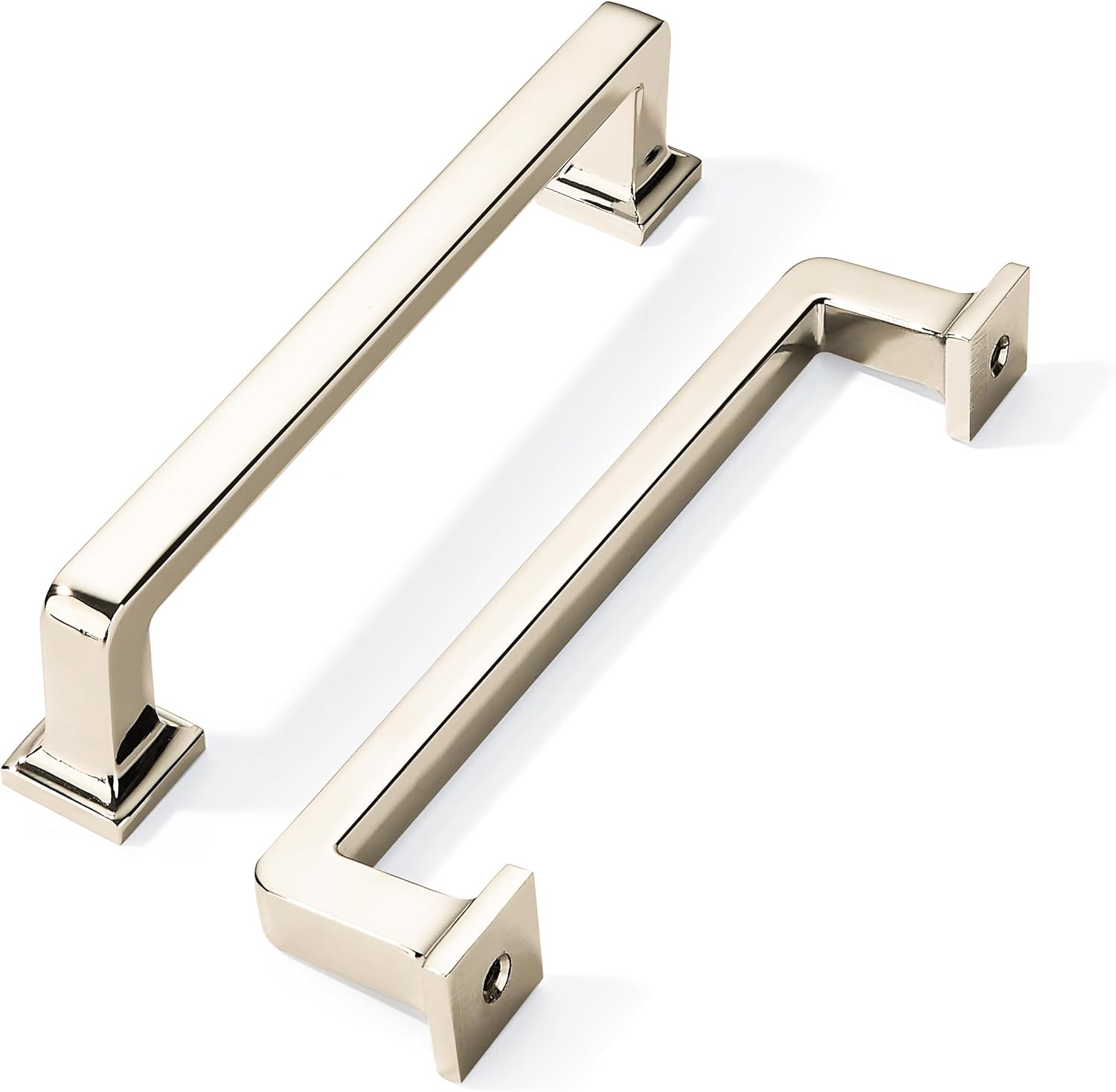 Polished Nickel Cabinet Pulls 10 Pack for Kitchen Hardware