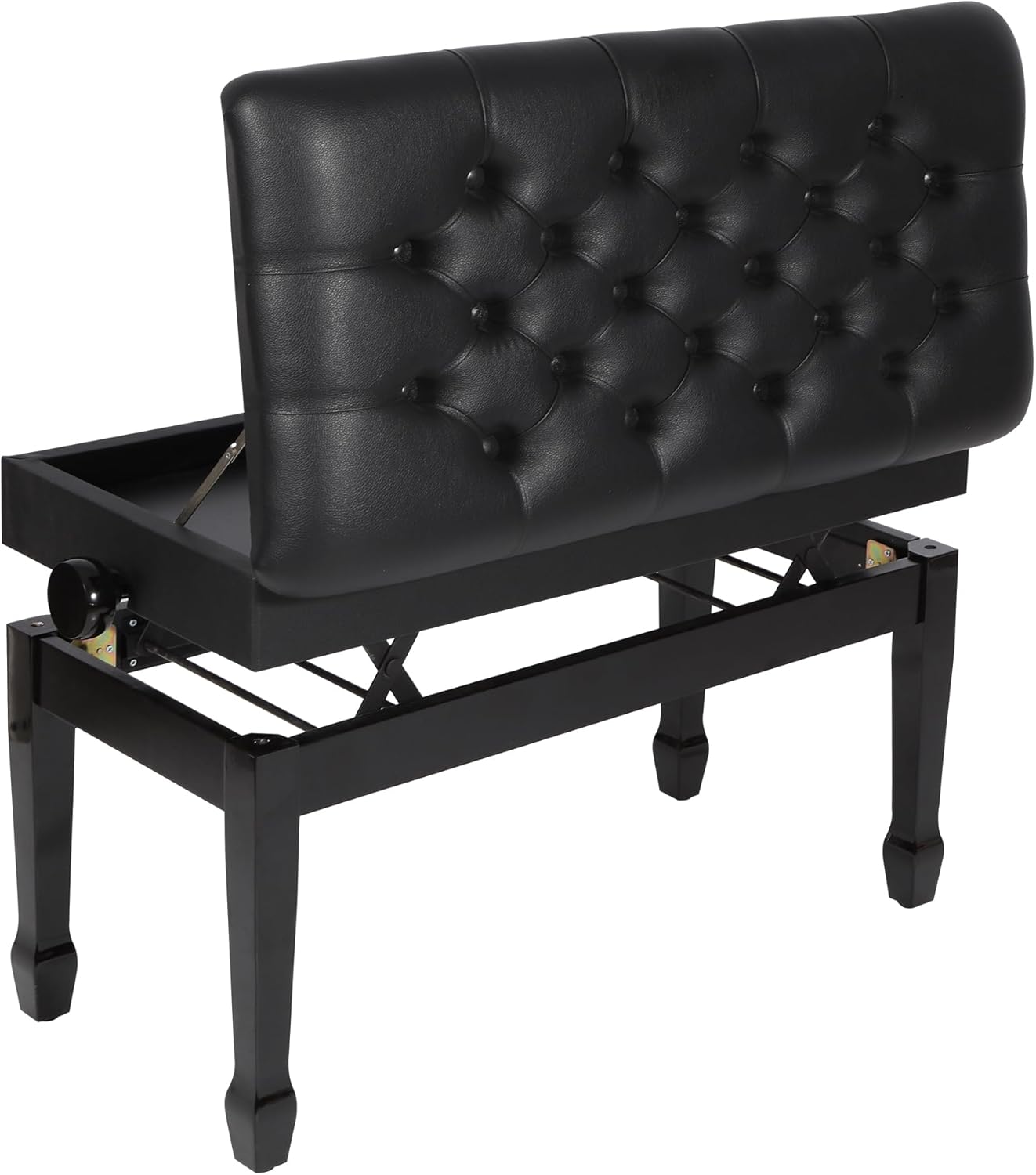 Adjustable Wider Piano Bench with Storage for Comfort and Style
