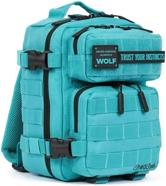 WOLFpak 9L Backpack Mini Voodoo Aqua for Travel and Hiking