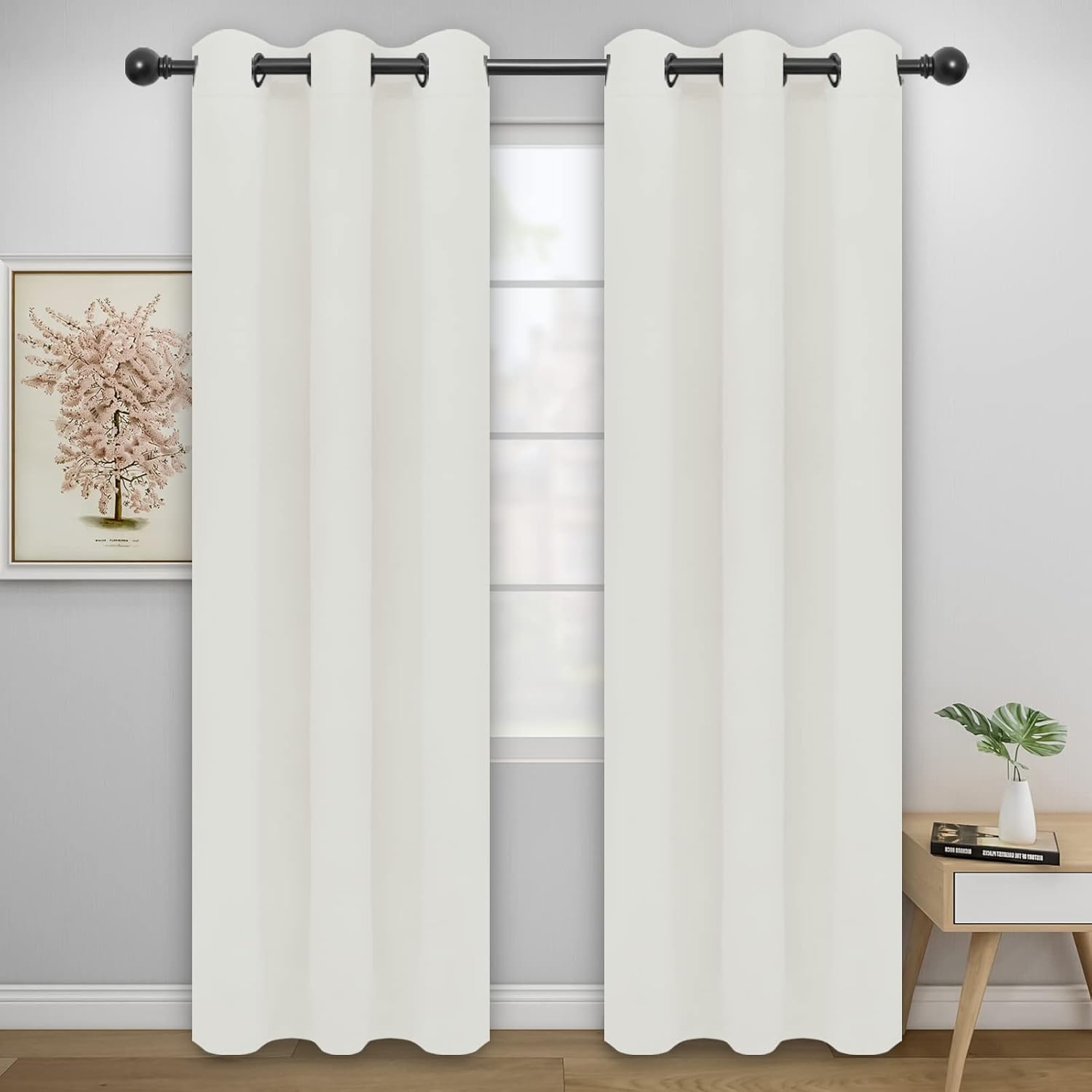 Easy-Going Blackout Curtains for Bedroom and Living Room Use