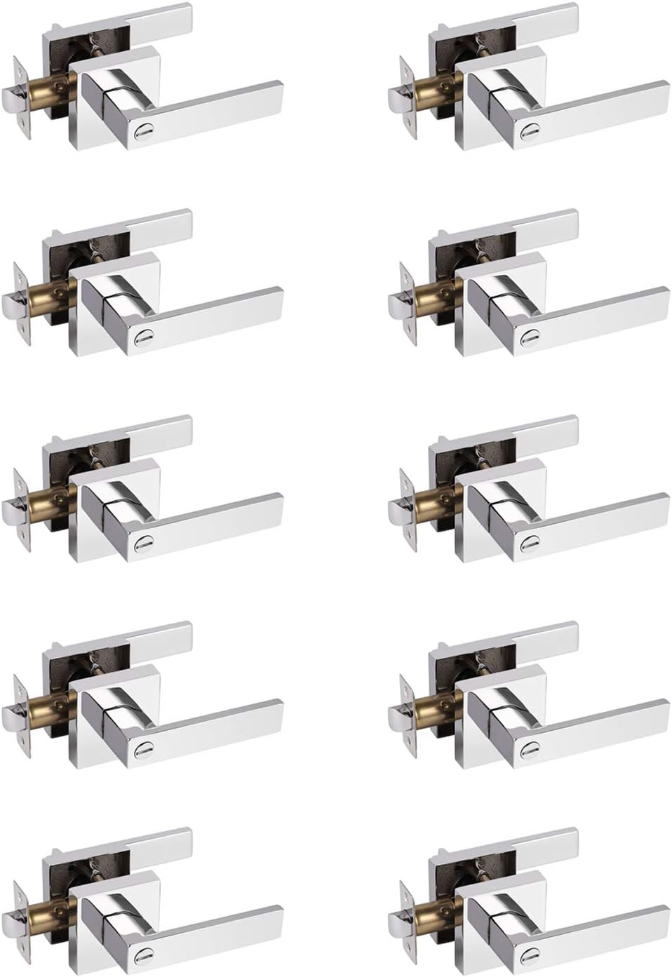 Probrico Heavy Duty Privacy Door Levers for Modern Spaces