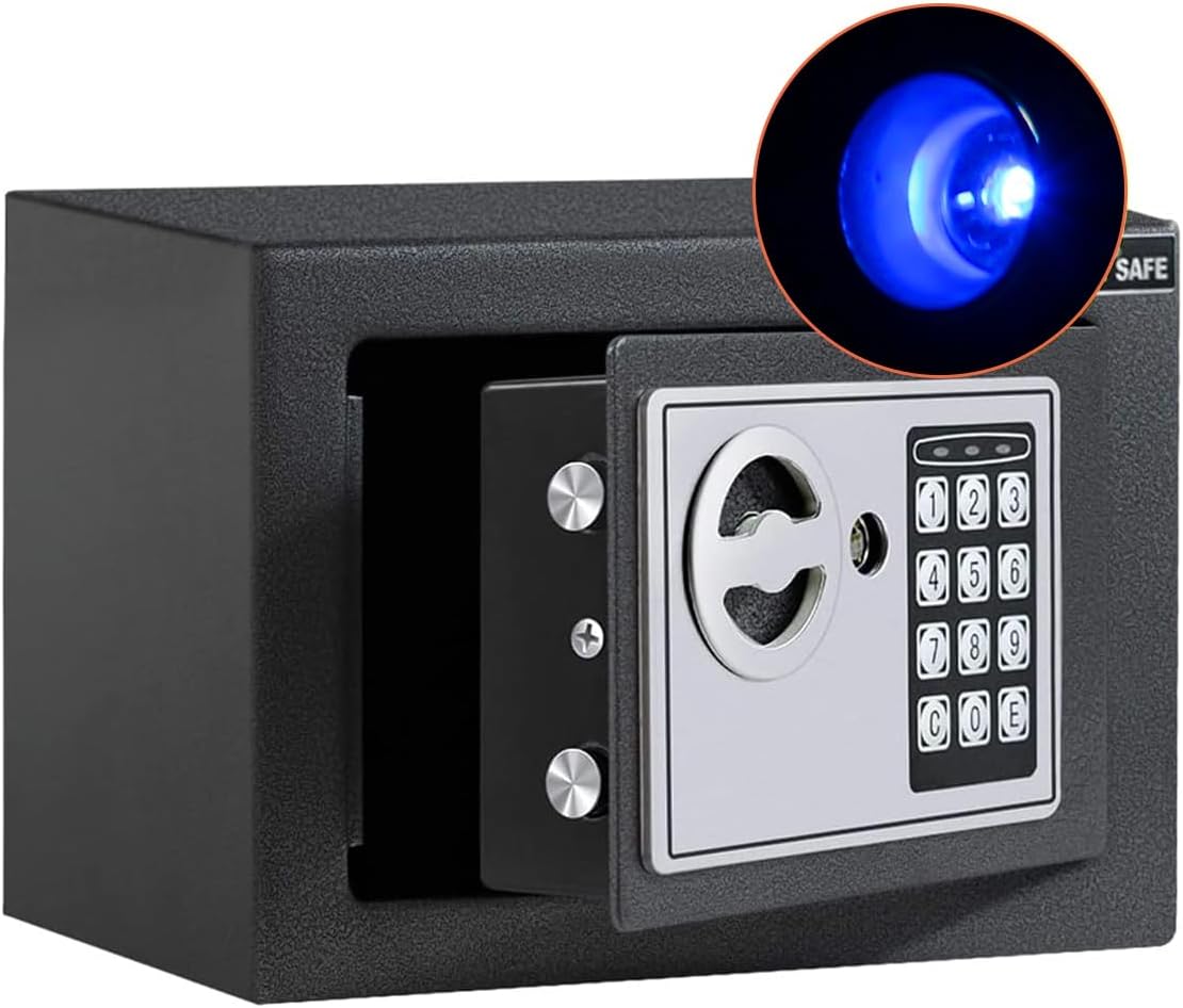 JUGREAT Safe Box with Induction Light for Home and Office