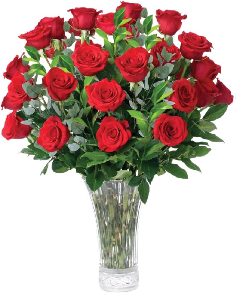 Aquarossa Farms Fresh Flowers Bouquet - 24 Handpicked Roses
