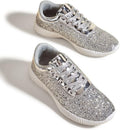 BELOS Women's Glitter Sparkly Lightweight Tennis Shoes - Stylish