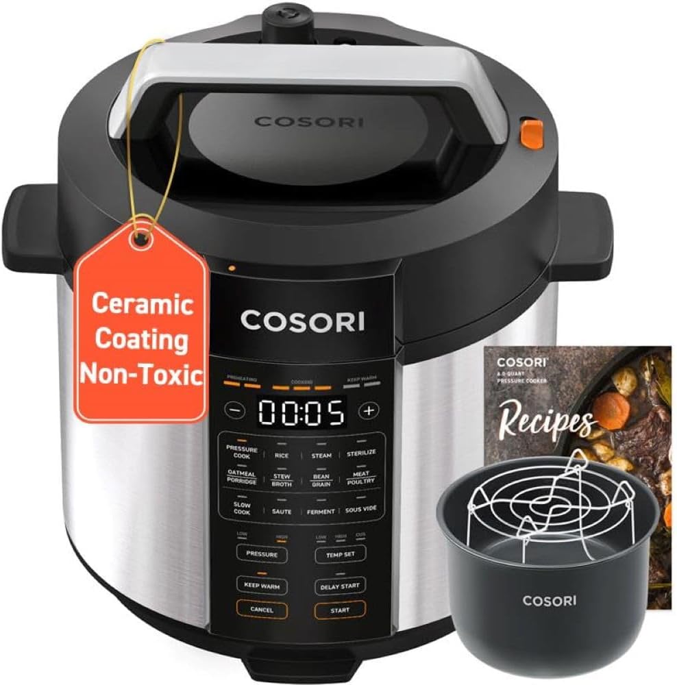 COSORI 6 qt Pressure Cooker - 9-in-1 Multi Appliances