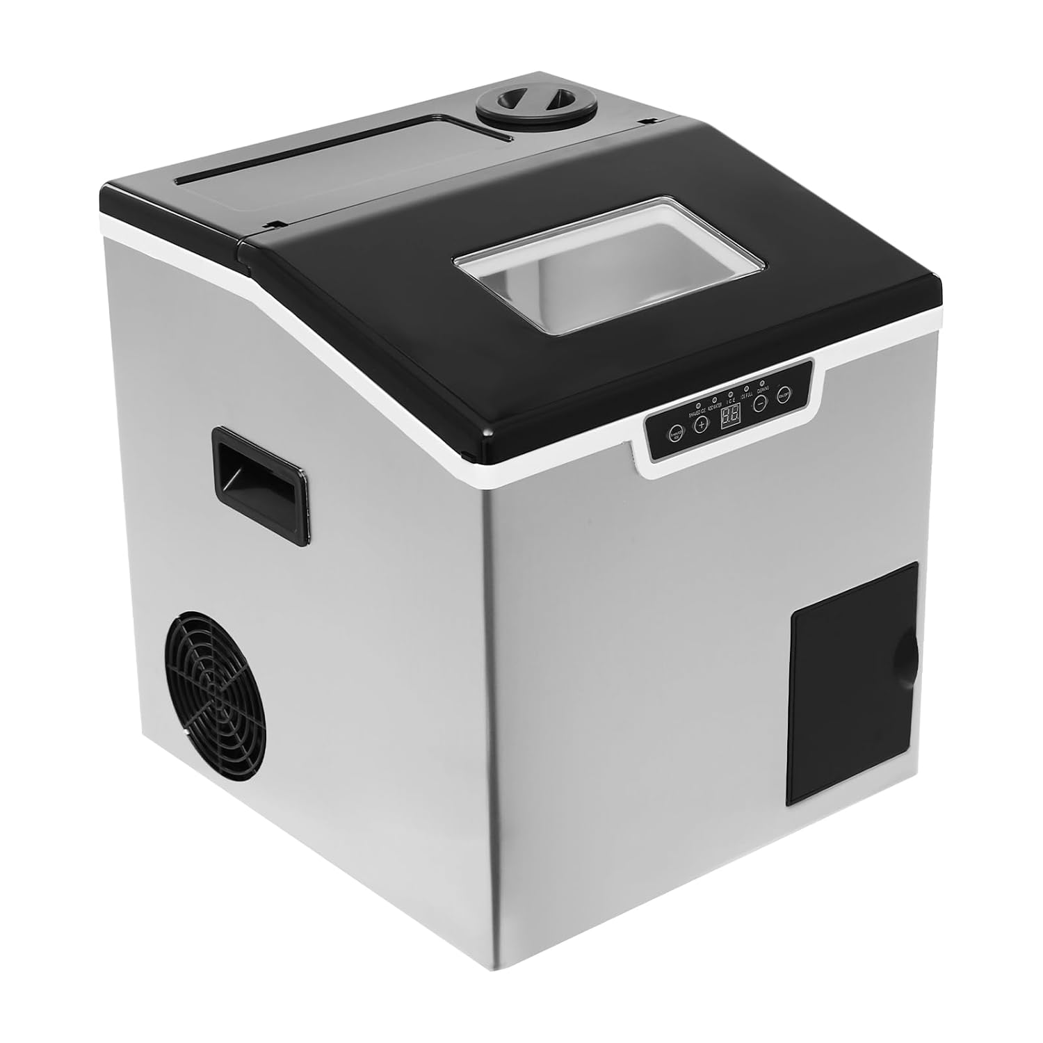 2 in 1 Ice Maker & Crusher for Home and Commercial Use