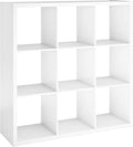 ClosetMaid 9-Cube Storage Organizer White - Versatile Open Shelf