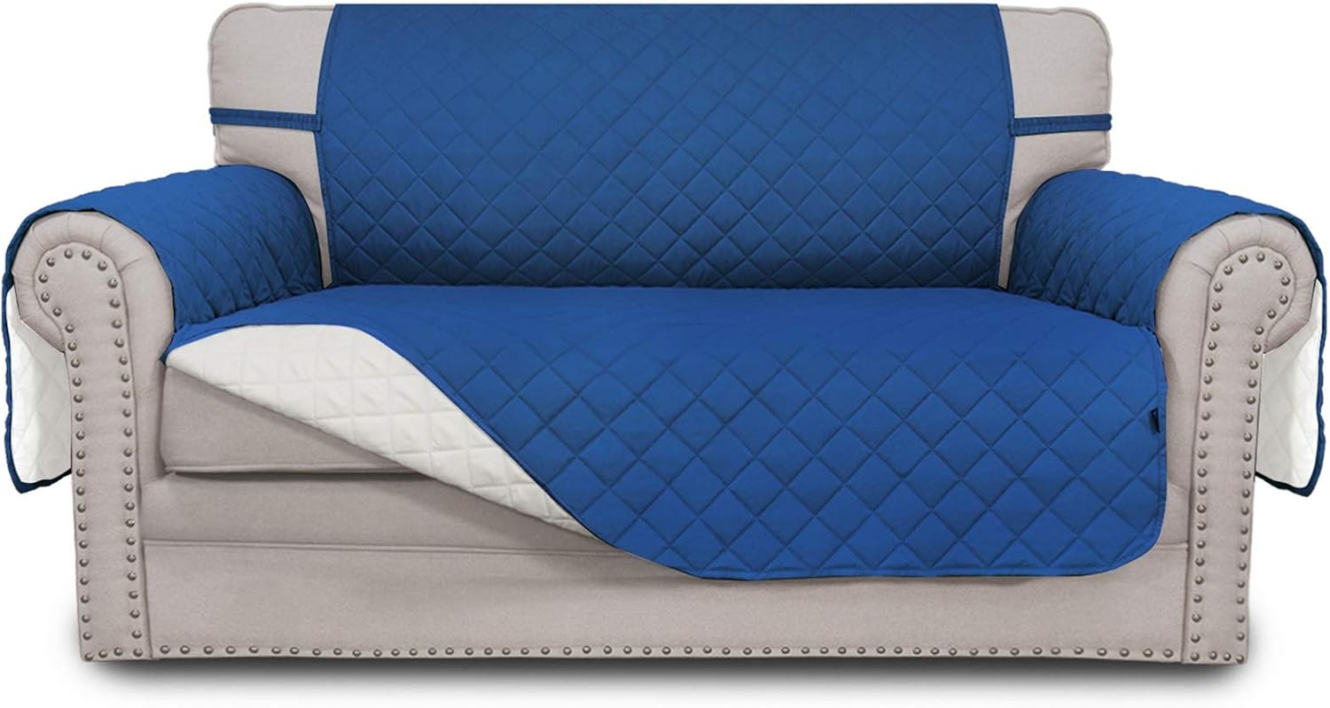 Easy-Going Reversible Loveseat Couch Cover for Pet Protection
