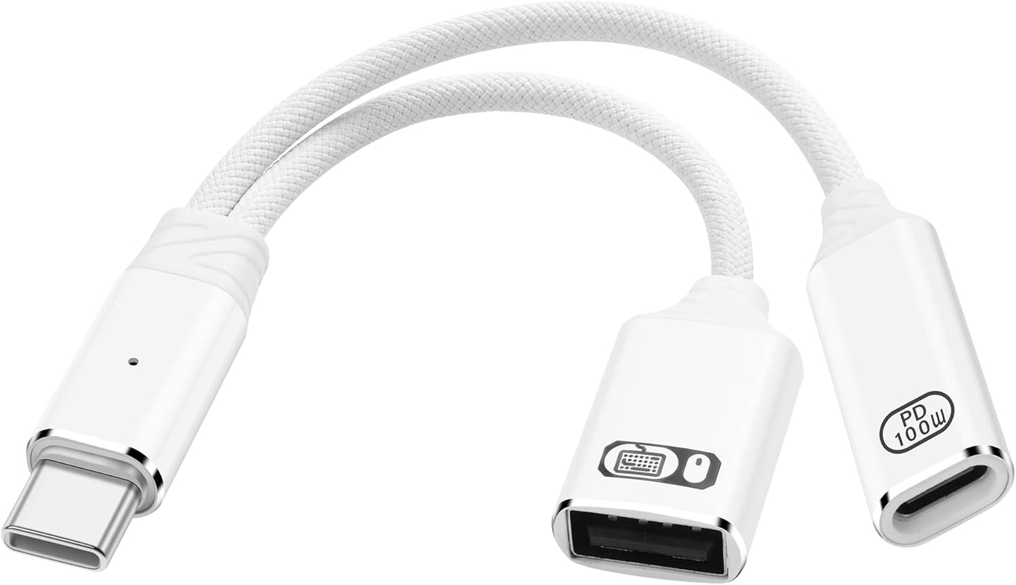 SinLoon USB C OTG Adapter: 1-2 Splitter Power Charging