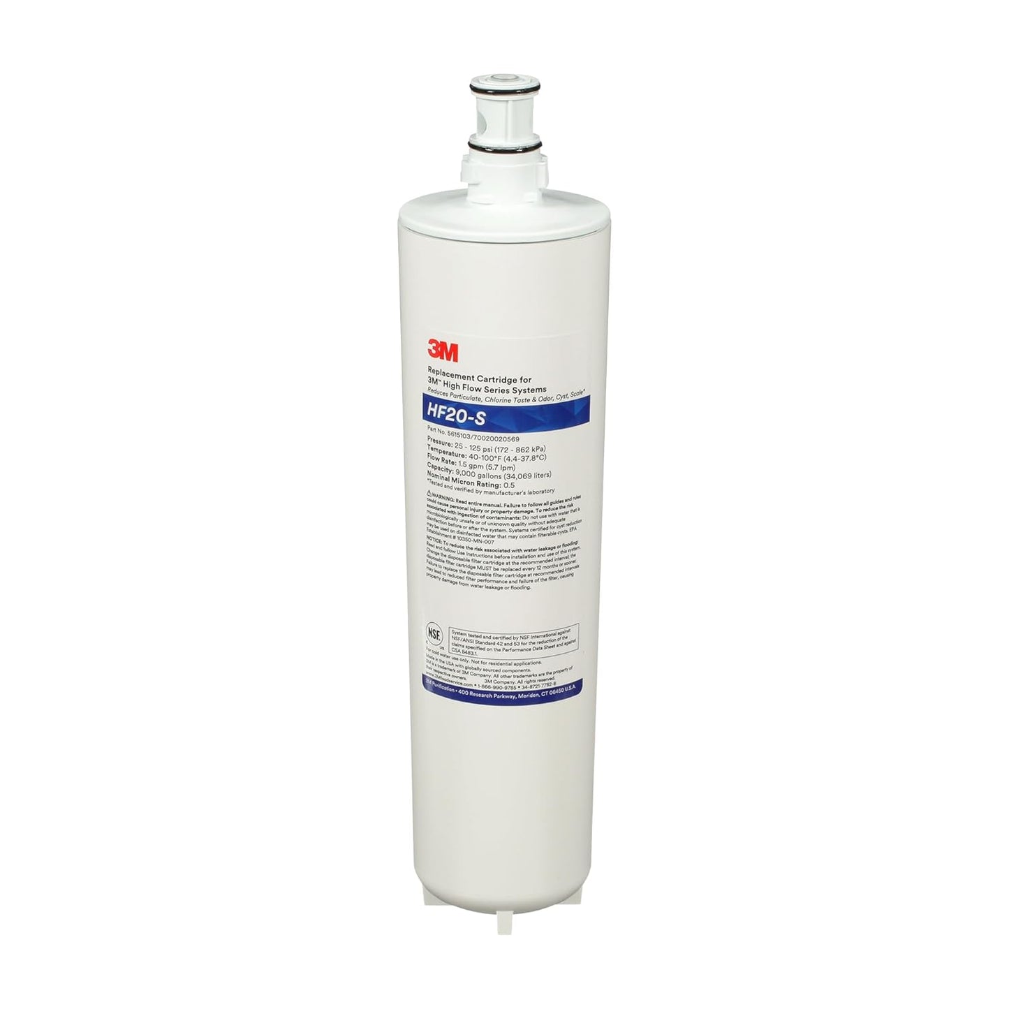 3M Water Filtration Replacement Cartridge for Ice Maker Machines
