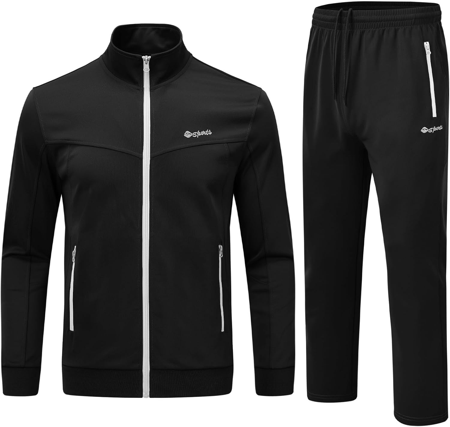 Rdruko Men's Tracksuit Sweatsuits for Gym and Activewear