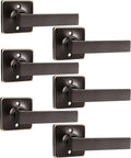 GOBEKOR Half Dummy Door Handles Oil Rubbed Bronze - Sleek Closet