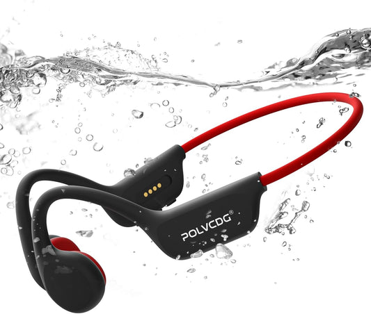 Swimming Headphones with IPX8 Waterproof Bone Conduction Design