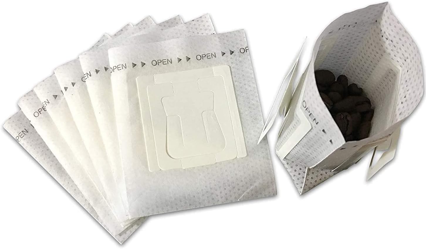 Portable Single Serve Coffee Filter Bags - Travel Essential!