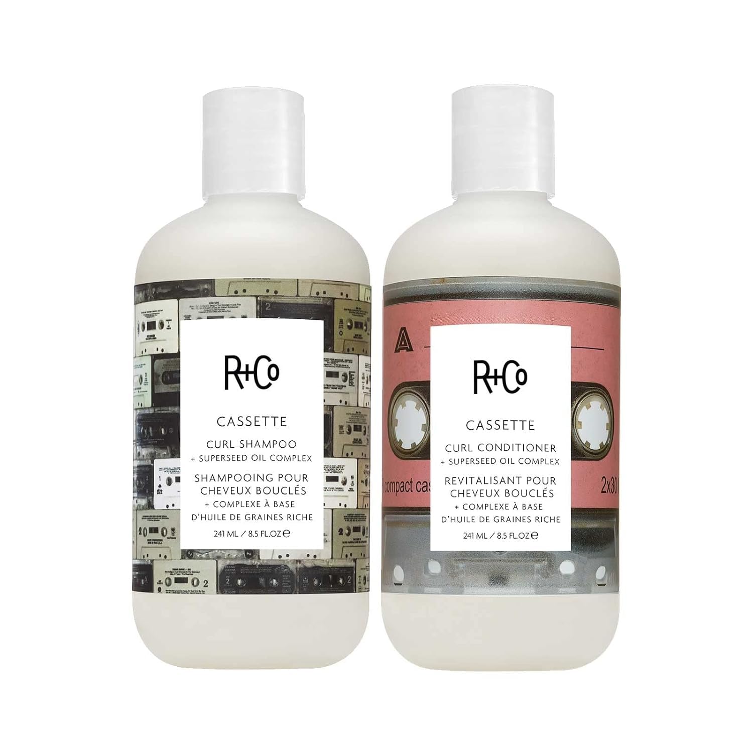 R+Co Cassette Curl Shampoo & Conditioner Set for Defined Curls