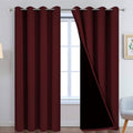 Yakamok 100% Blackout Curtains for Living Room and Bedroom