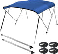 Seamander 4 Bow Bimini Top Boat Cover Sun Shade - Durable Waterproof