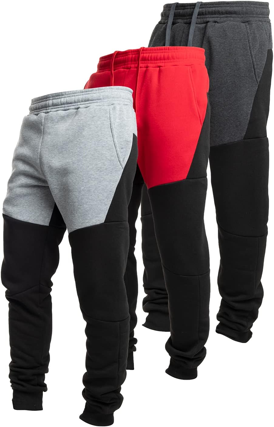 Ultra Performance Joggers for Men: Fleece Active Tech 3 Pack