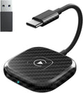 Wireless Carplay Adapter Carbon Fiber - Converts Wired to Wireless