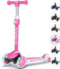 TONBUX Adjustable Kids Scooter for Ages 3-12 with Safe Design
