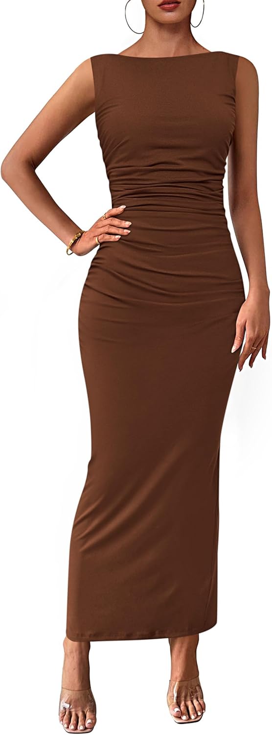 Elegant Summer Bodycon Midi Dresses for Women - Perfect for Weddings